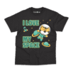 I Love My Space Kids T-Shirt in Black – Charm and Chic