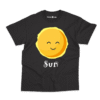 Kids Sun T-Shirt in Black – Charm and Chic