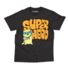 Superhero Cartoon Kids T-Shirt – Charm and Chic in Black