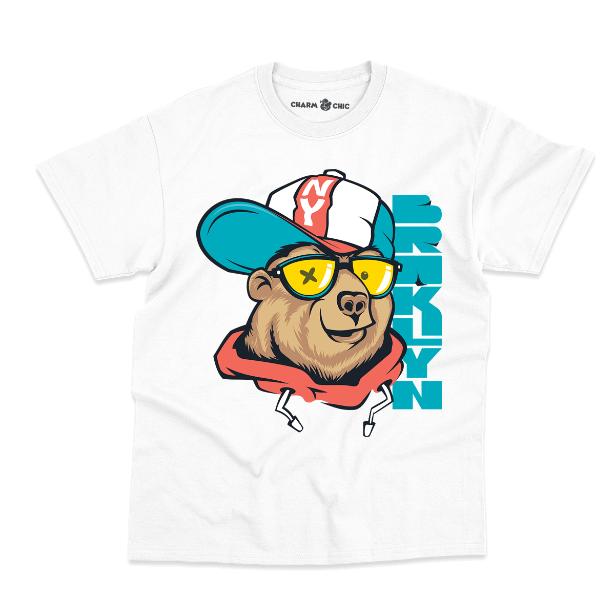 Brooklyn Bear Cartoon Kids T-Shirt