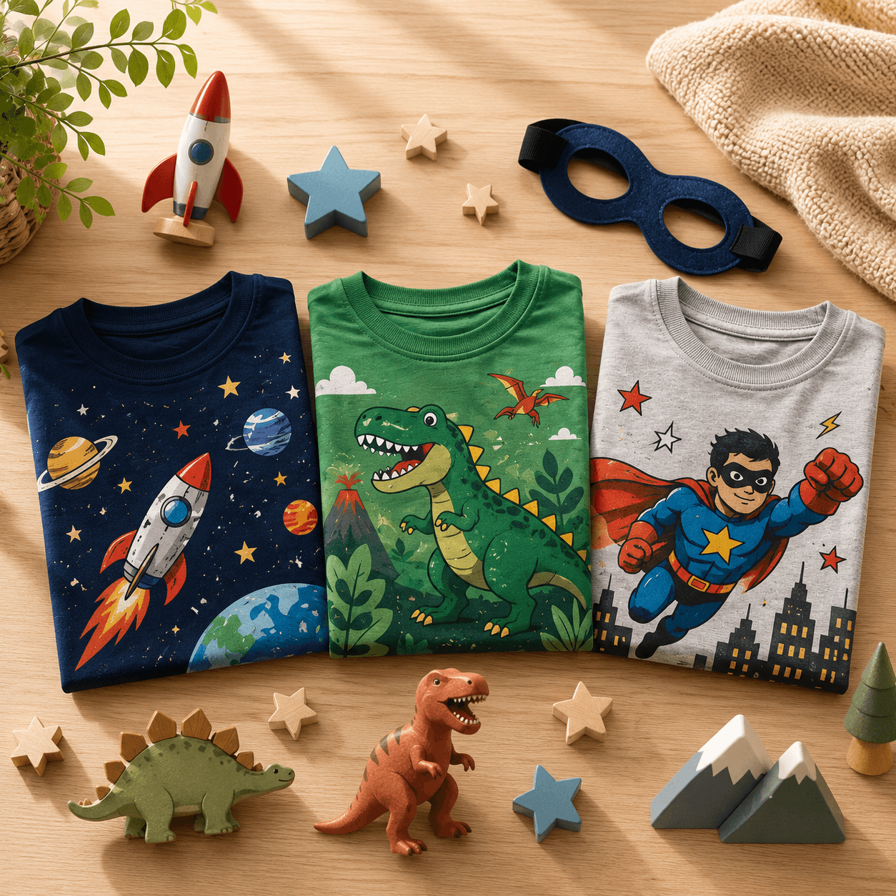 Space, Dinosaurs, or Superheroes — How to Pick a T-Shirt Your Child Will Actually Love