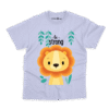 Strong Lion Kids T-Shirt – Charm and Chic in Purple